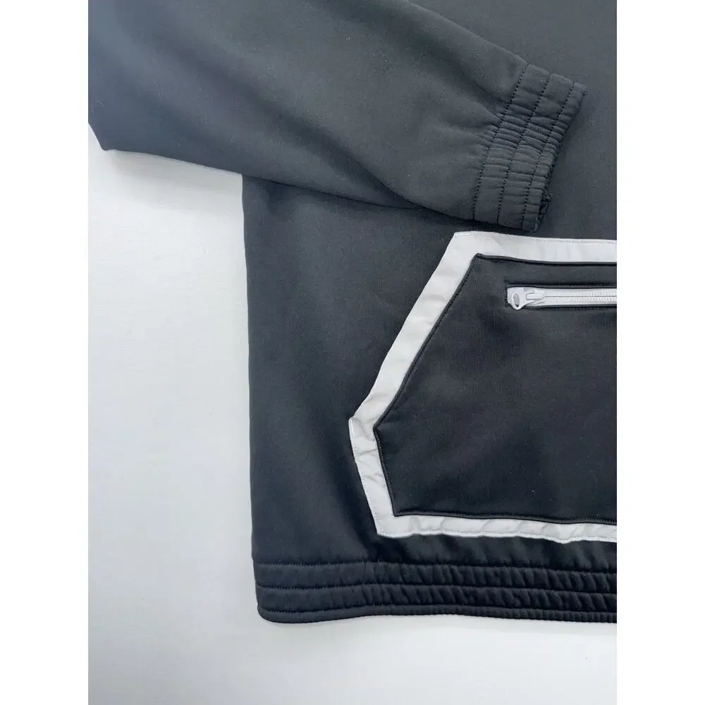 Adidas Team Pullover Black Men’s Hoodie Size XL Logo Center